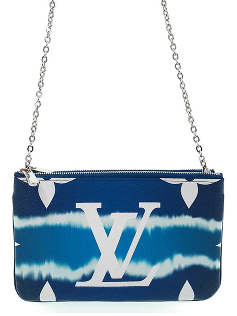 Louis Vuitton LV Escale Pochette Double Zip Chain Shoulder Bag